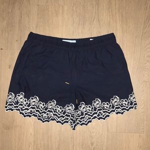 Draper James eyelet embroidered shorts
